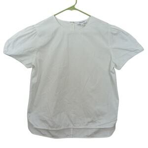 Nordstrom White Women's Blouse Top Sz Small Business Casual Dress Top